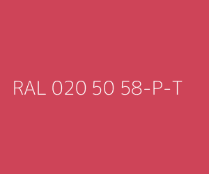 Kleur RAL 020 50 58-P-T 