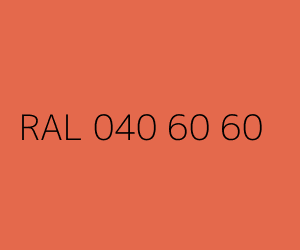Kleur RAL 040 60 60 