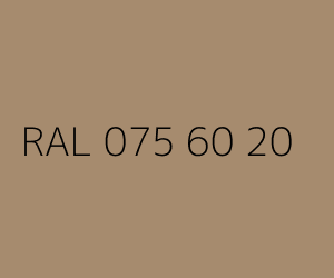 Kleur RAL 075 60 20 