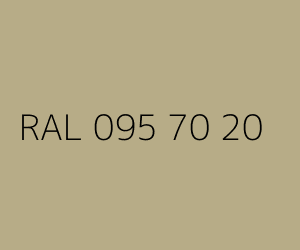 Kleur RAL 095 70 20 
