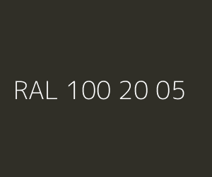 Kleur RAL 100 20 05 
