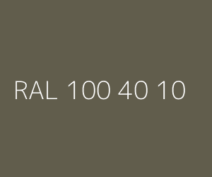 Kleur RAL 100 40 10 