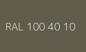 Kleur RAL 100 40 10