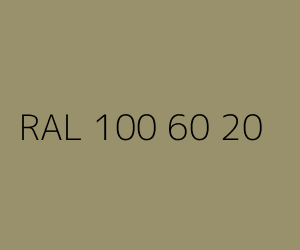 Kleur RAL 100 60 20 