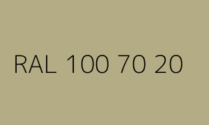 Kleur RAL 100 70 20