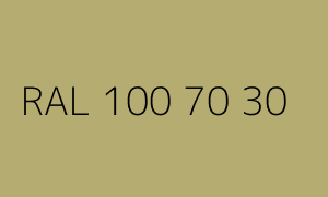 Kleur RAL 100 70 30