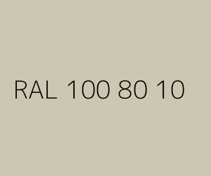 Kleur RAL 100 80 10 