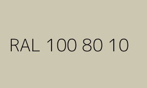 Kleur RAL 100 80 10