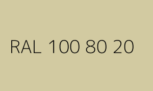 Kleur RAL 100 80 20