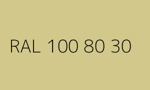 Kleur RAL 100 80 30