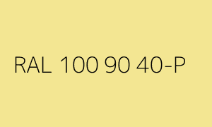 Kleur RAL 100 90 40-P