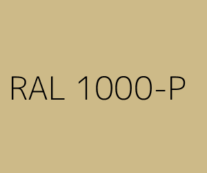 Kleur RAL 1000-P GROENBEIGE