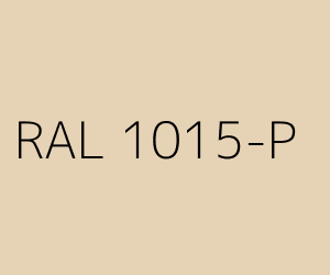 Kleur RAL 1015-P LICHT IVOORKLEURIG
