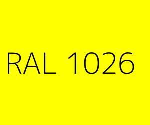 Kleur RAL 1026 BRILJANTGEEL