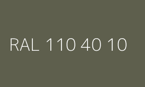 Kleur RAL 110 40 10