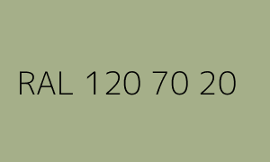 Kleur RAL 120 70 20
