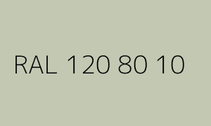 Kleur RAL 120 80 10
