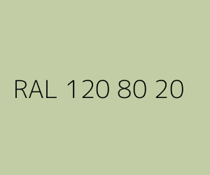Kleur RAL 120 80 20 