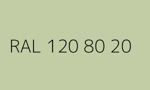 Kleur RAL 120 80 20