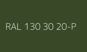 Kleur RAL 130 30 20-P