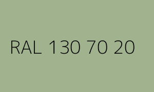 Kleur RAL 130 70 20