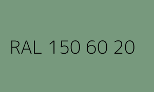 Kleur RAL 150 60 20