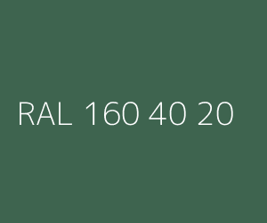 Kleur RAL 160 40 20 