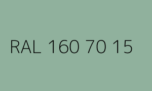 Kleur RAL 160 70 15