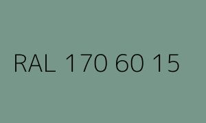 Kleur RAL 170 60 15