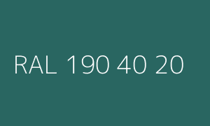Kleur RAL 190 40 20