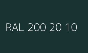 Kleur RAL 200 20 10