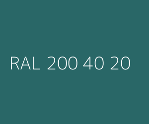Kleur RAL 200 40 20 