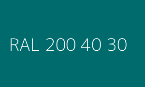 Kleur RAL 200 40 30