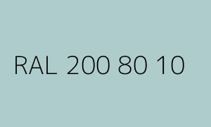 Kleur RAL 200 80 10