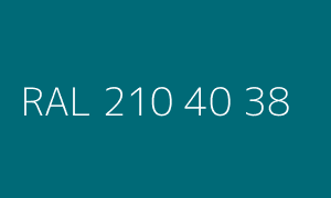 Kleur RAL 210 40 38