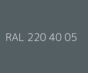 Kleur RAL 220 40 05 