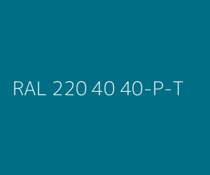Kleur RAL 220 40 40-P-T 
