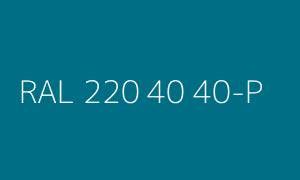 Kleur RAL 220 40 40-P