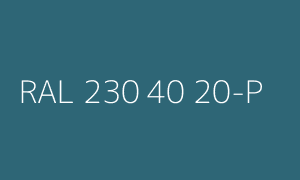 Kleur RAL 230 40 20-P