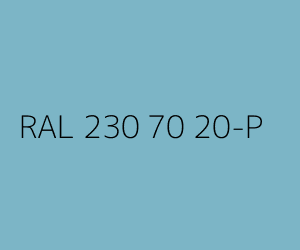 Kleur RAL 230 70 20-P 