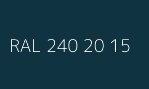 Kleur RAL 240 20 15