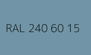Kleur RAL 240 60 15