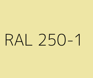 Kleur RAL 250-1 