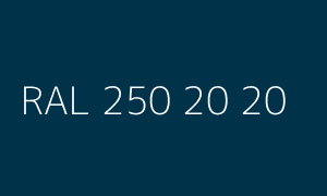 Kleur RAL 250 20 20
