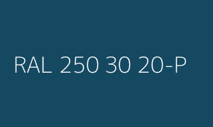 Kleur RAL 250 30 20-P