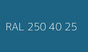 Kleur RAL 250 40 25