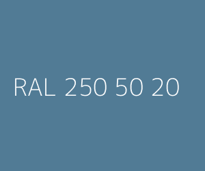 Kleur RAL 250 50 20 
