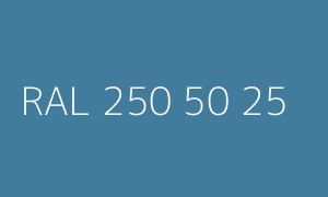Kleur RAL 250 50 25