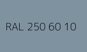 Kleur RAL 250 60 10