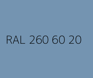 Kleur RAL 260 60 20 